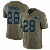 Nike Panthers 28 Rashaan Gaulden Olive Salute To Service Limited Jersey Dzhi,baseball caps,new era cap wholesale,wholesale hats